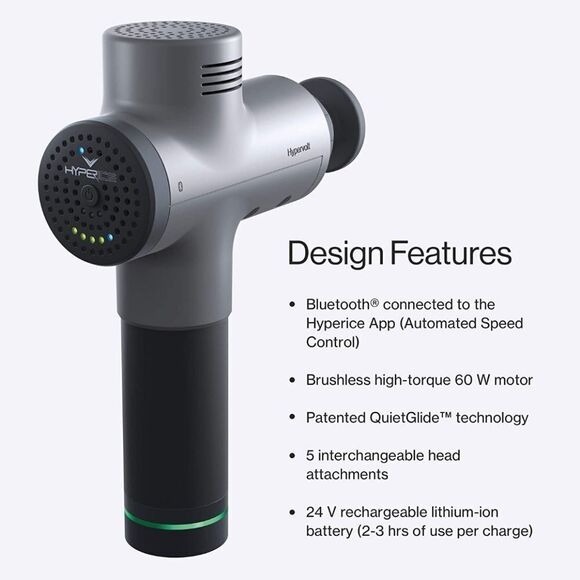 💜HOST PICK NIB Hyperice Hypervolt Bluetooth Handheld Massager & Attachments - Picture 9 of 12